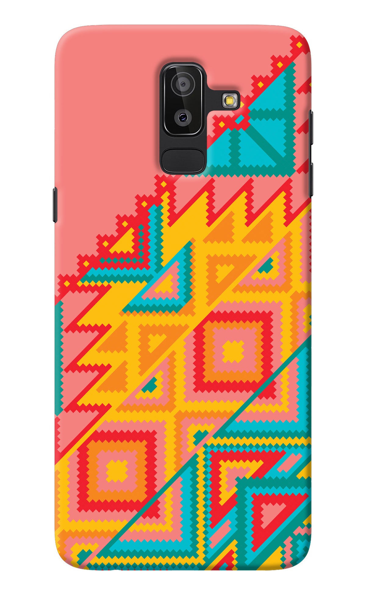 Aztec Tribal Samsung J8 Back Cover