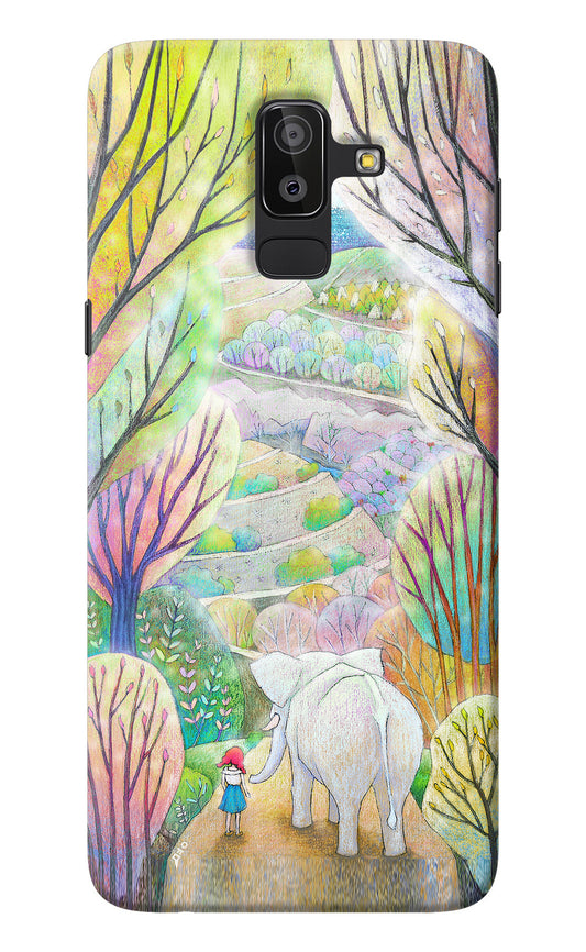 Nature Painting Samsung J8 Back Cover