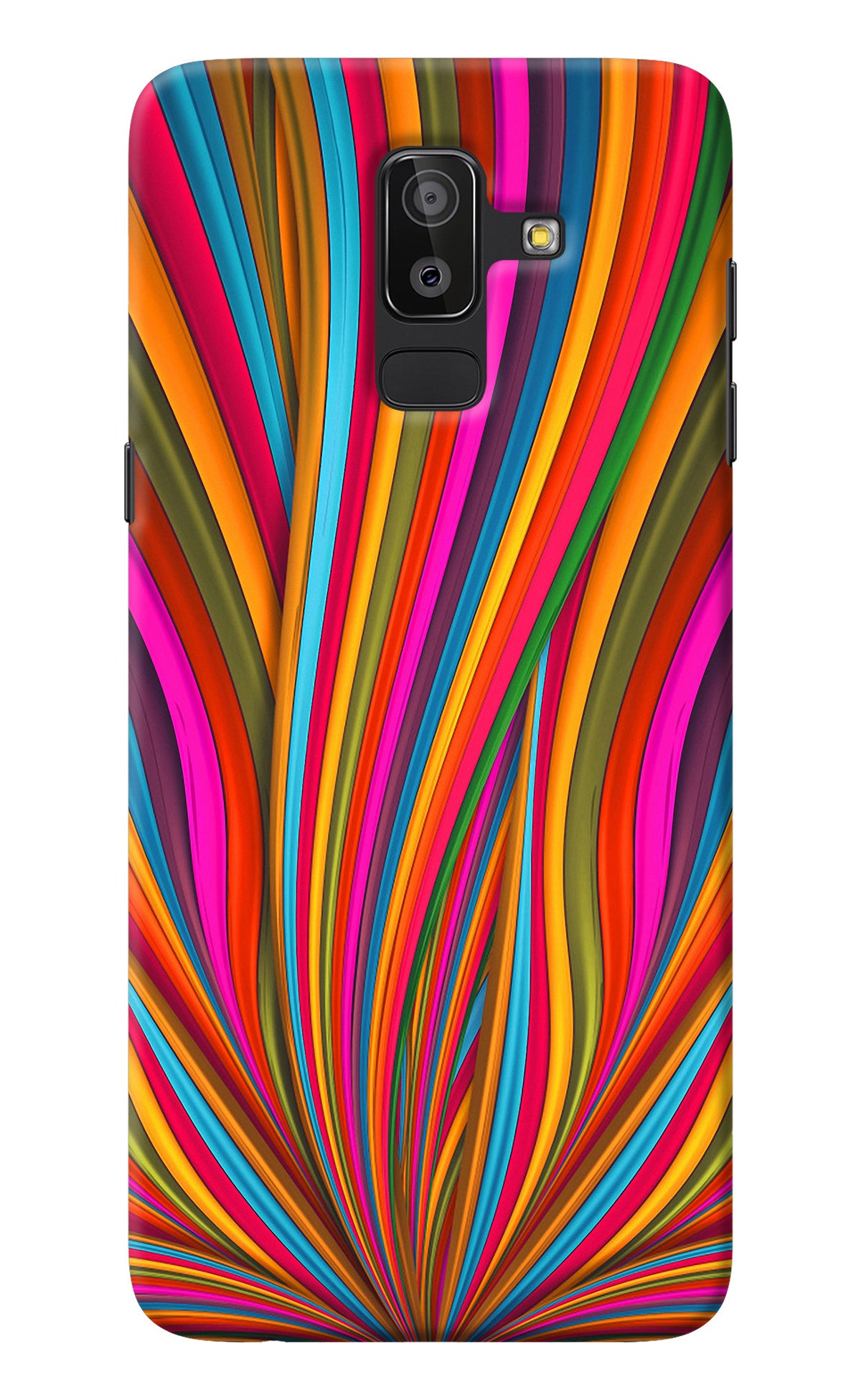 Trippy Wavy Samsung J8 Back Cover