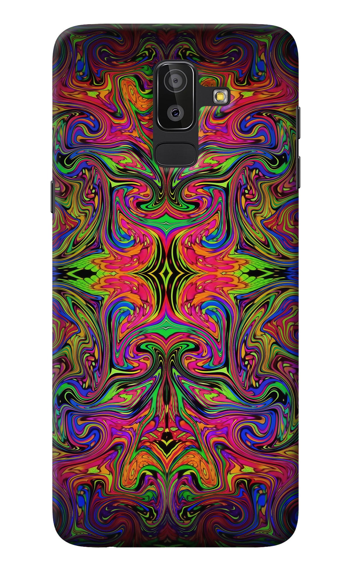 Psychedelic Art Samsung J8 Back Cover