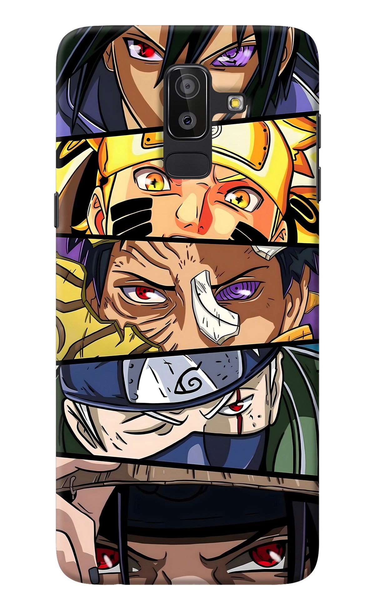 Naruto Character Samsung J8 Back Cover