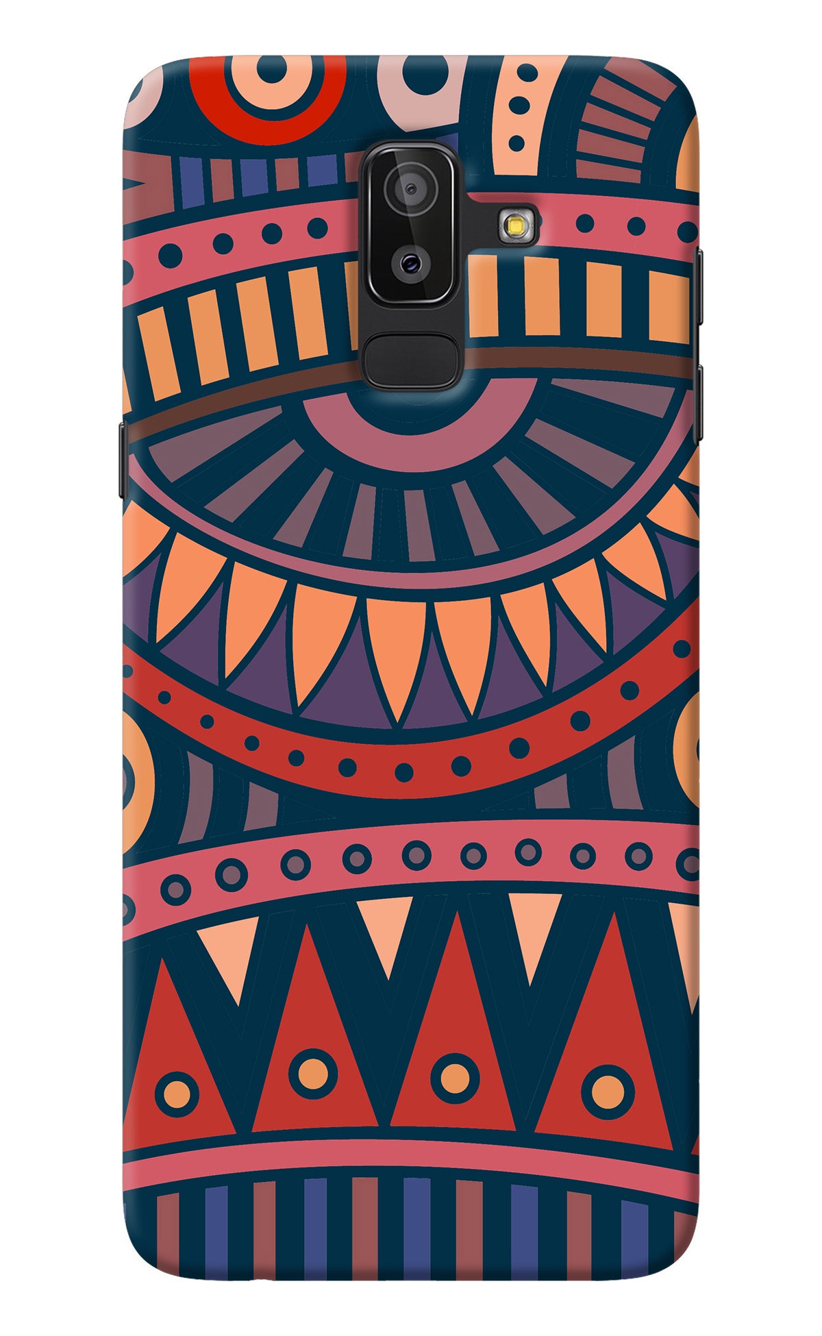 African Culture Design Samsung J8 Back Cover