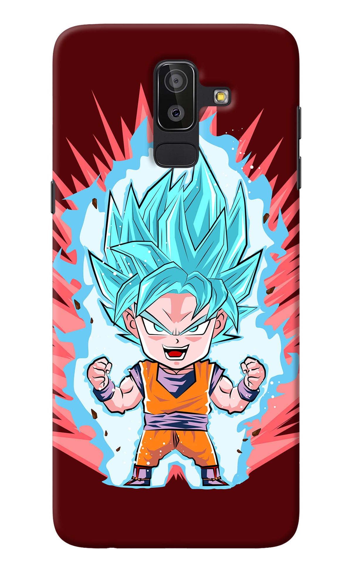 Goku Little Samsung J8 Back Cover