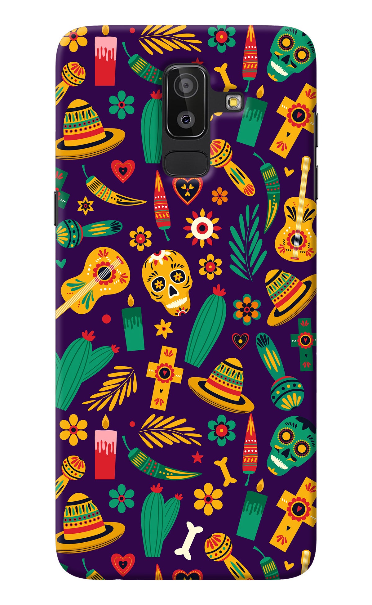 Mexican Artwork Samsung J8 Back Cover