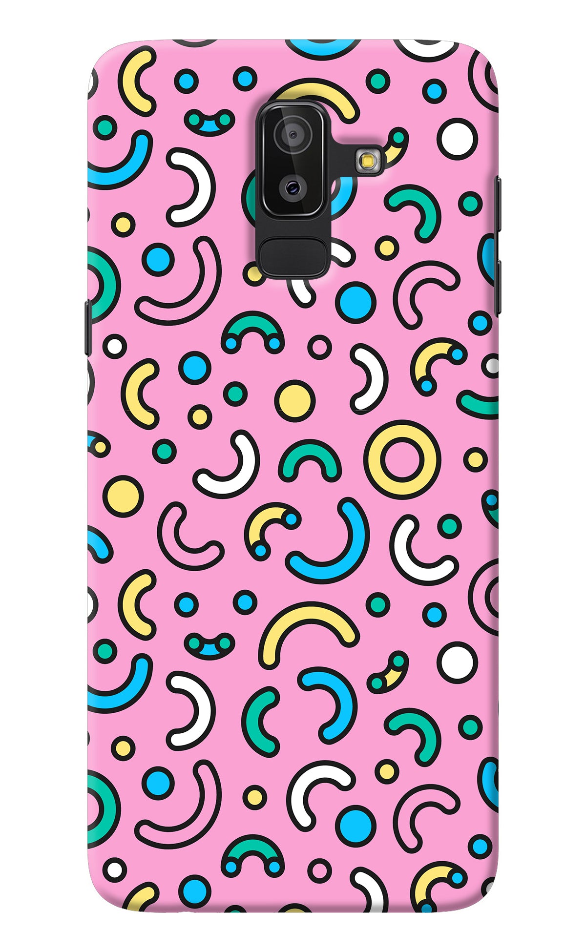 Memphis Design Samsung J8 Back Cover