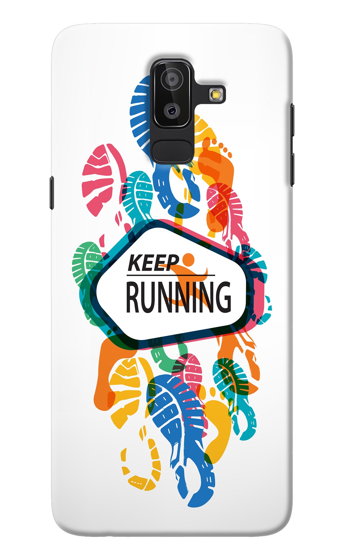 Keep Running Samsung J8 Back Cover