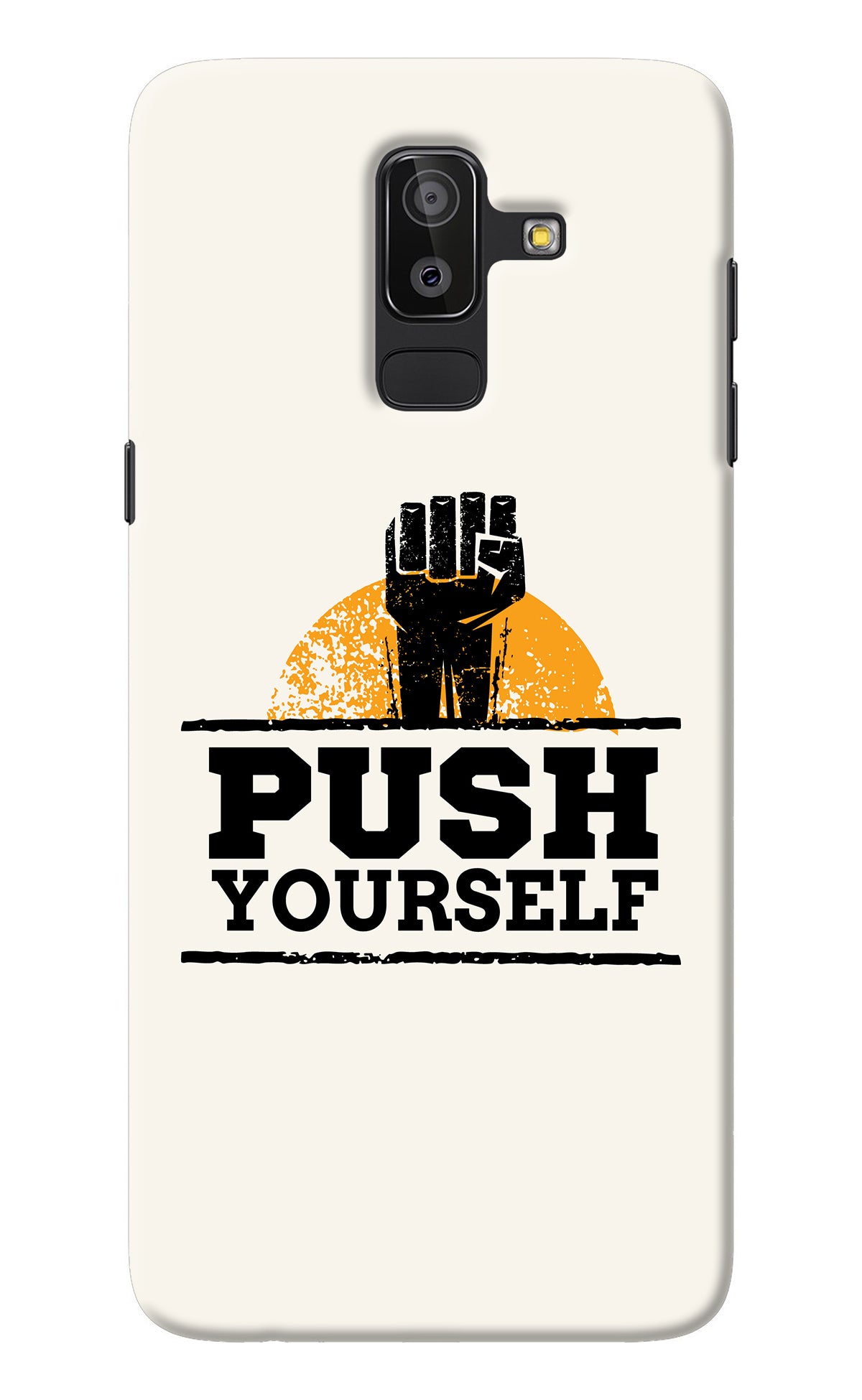 Push Yourself Samsung J8 Back Cover