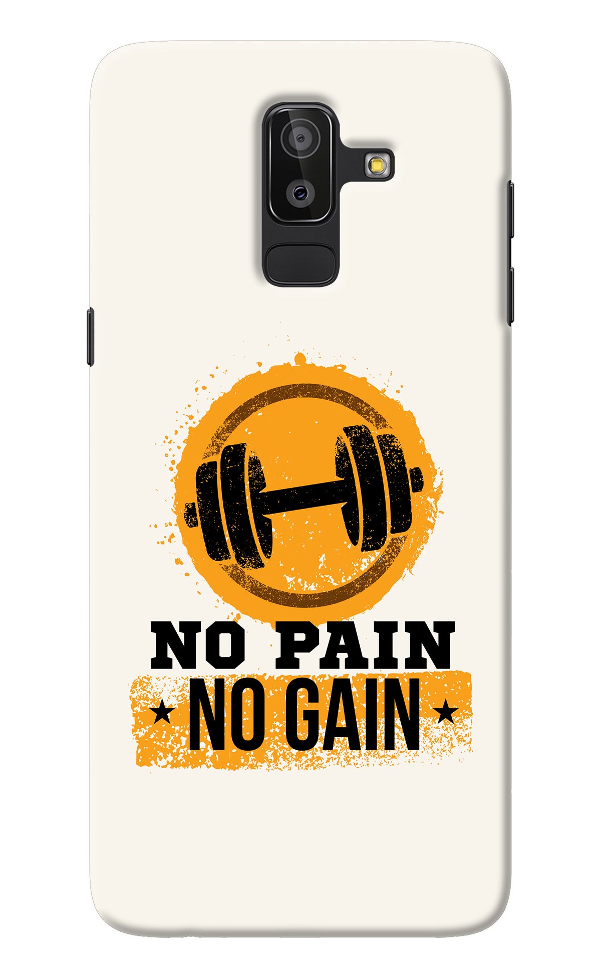 No Pain No Gain Samsung J8 Back Cover