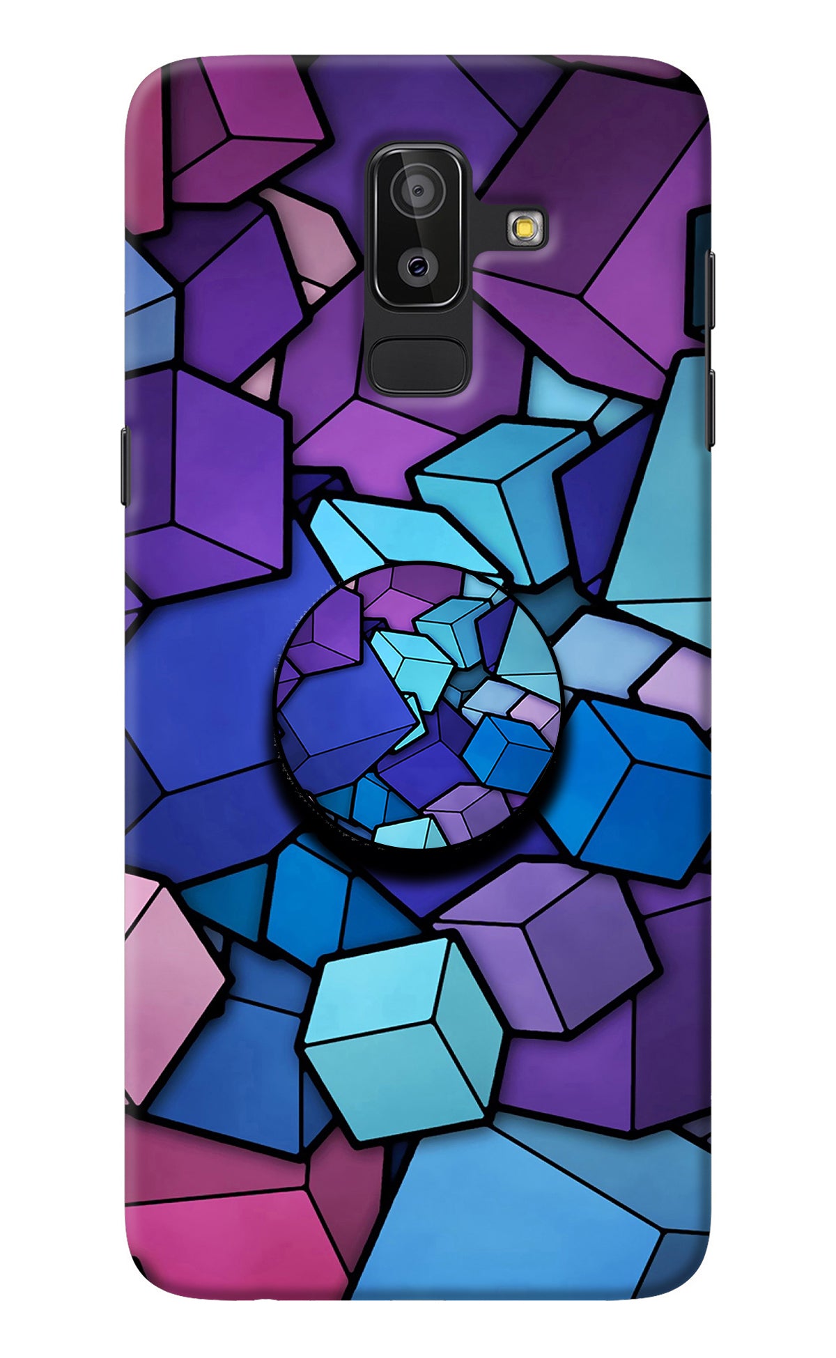 Cubic Abstract Samsung J8 Pop Case