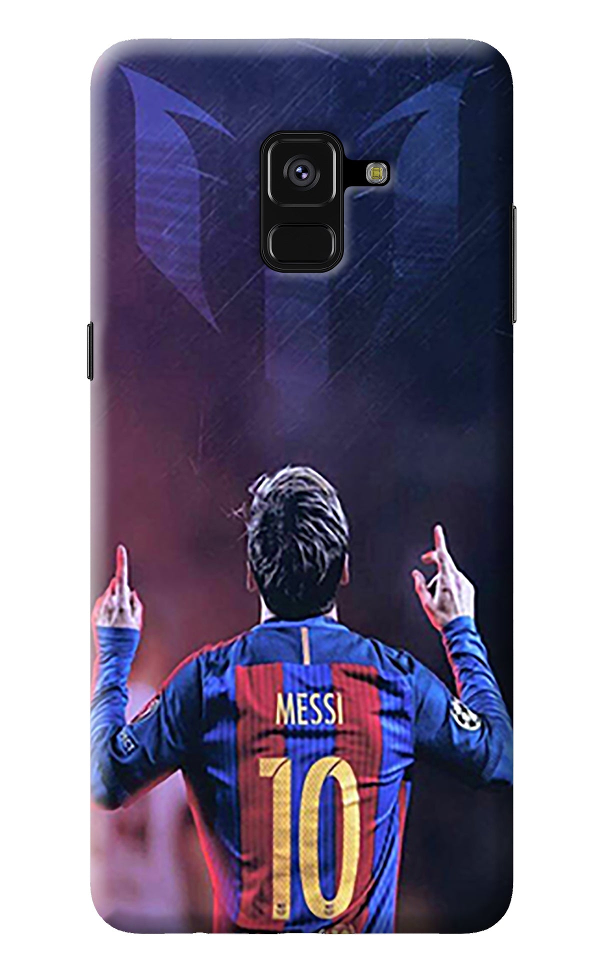Messi Samsung A8 plus Back Cover