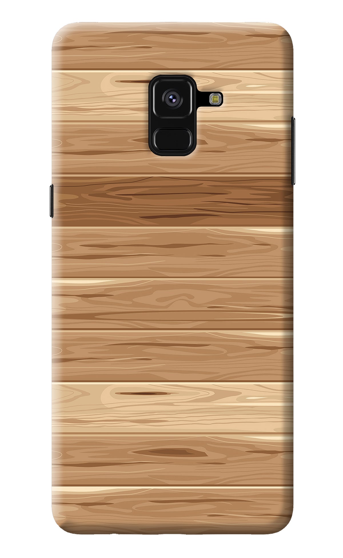 Wooden Vector Samsung A8 plus Back Cover