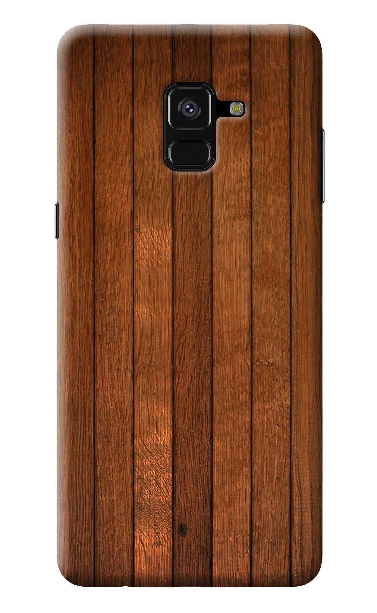 Wooden Artwork Bands Samsung A8 plus Back Cover