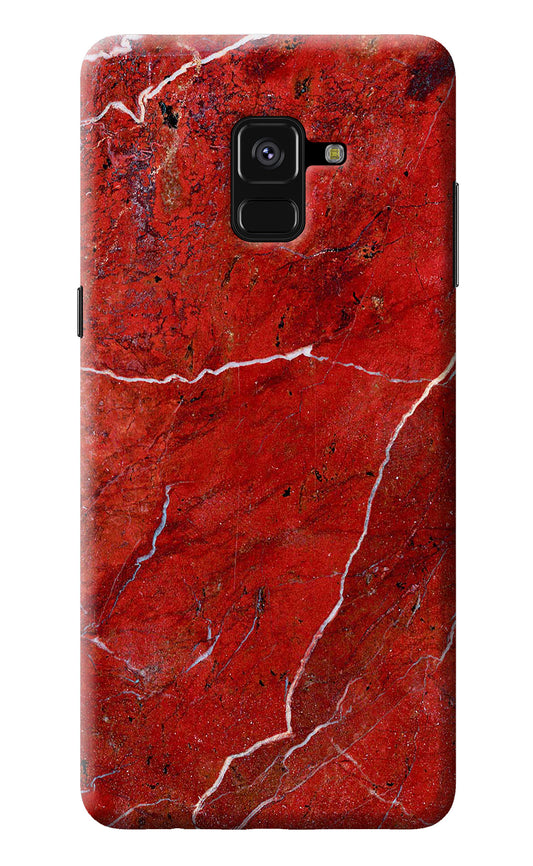 Red Marble Design Samsung A8 plus Back Cover