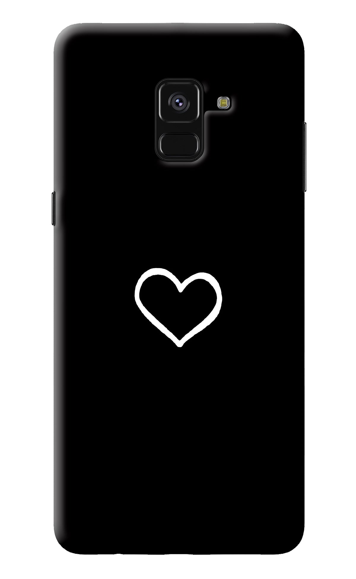 Heart Samsung A8 plus Back Cover