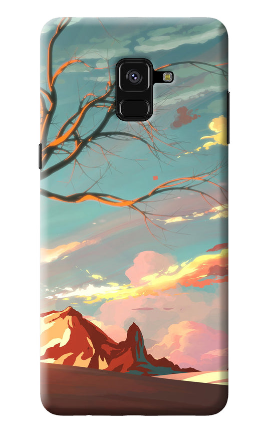 Scenery Samsung A8 plus Back Cover