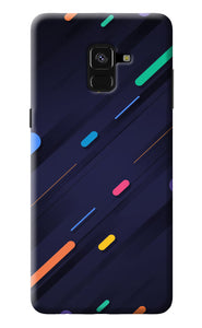 Abstract Design Samsung A8 plus Back Cover