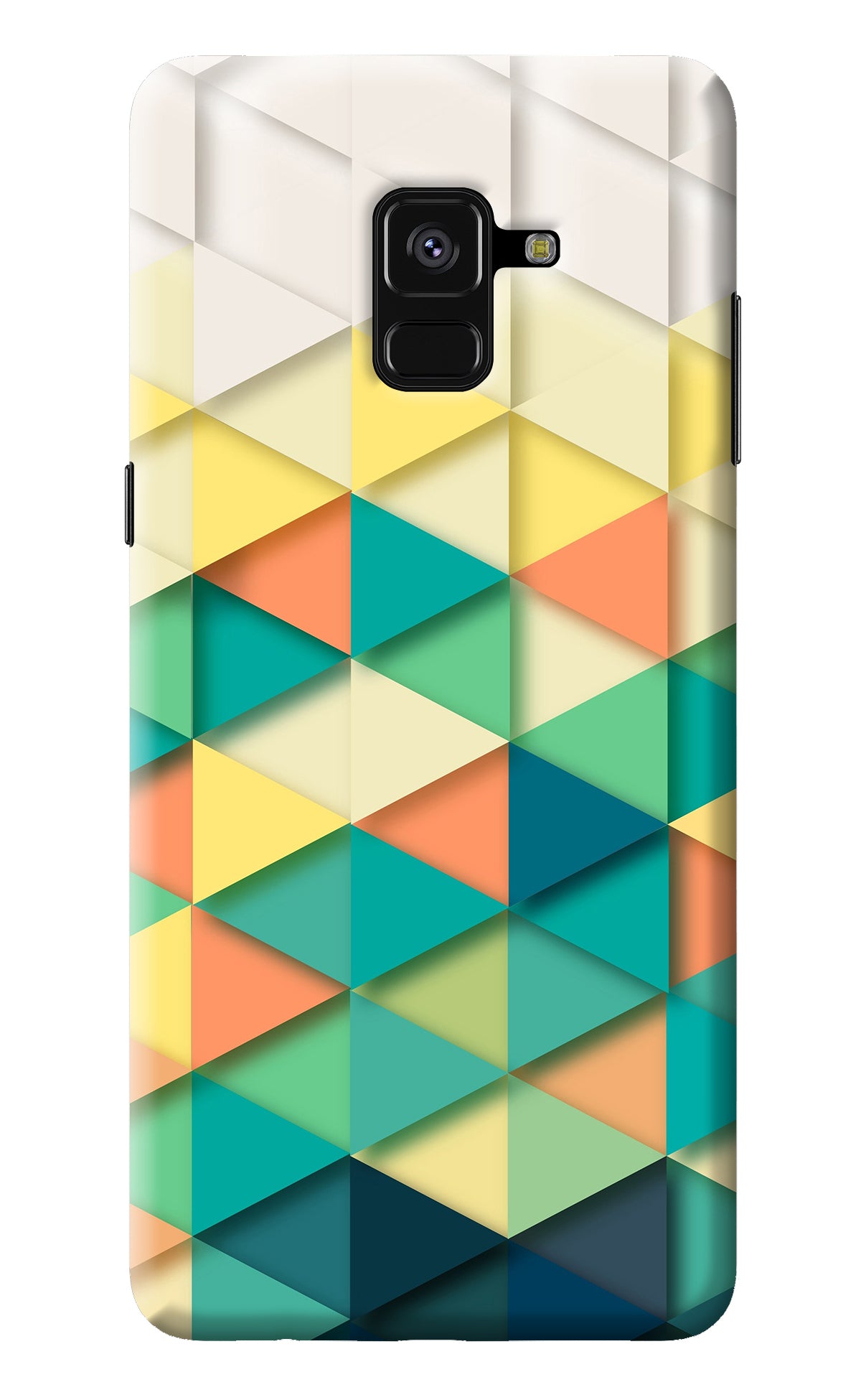 Abstract Samsung A8 plus Back Cover