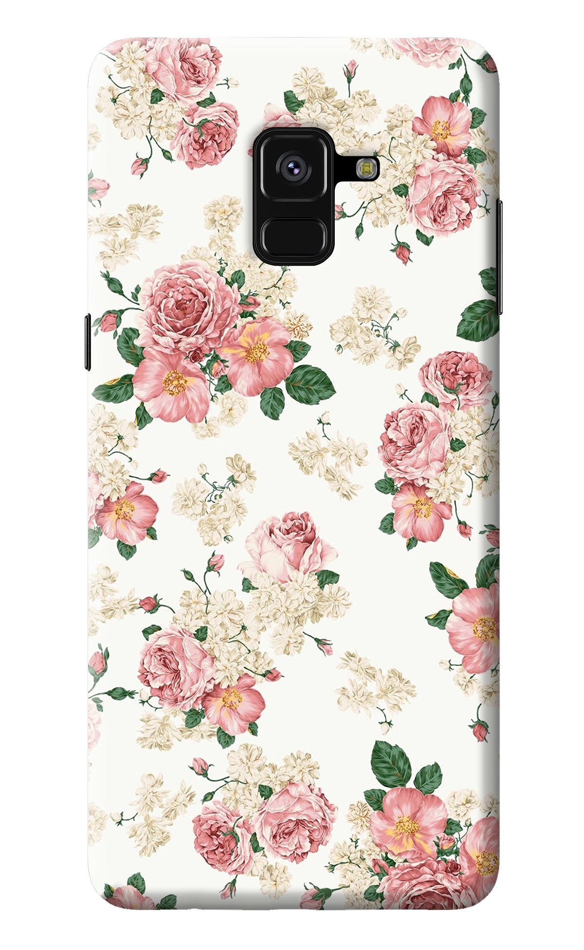 Flowers Samsung A8 plus Back Cover