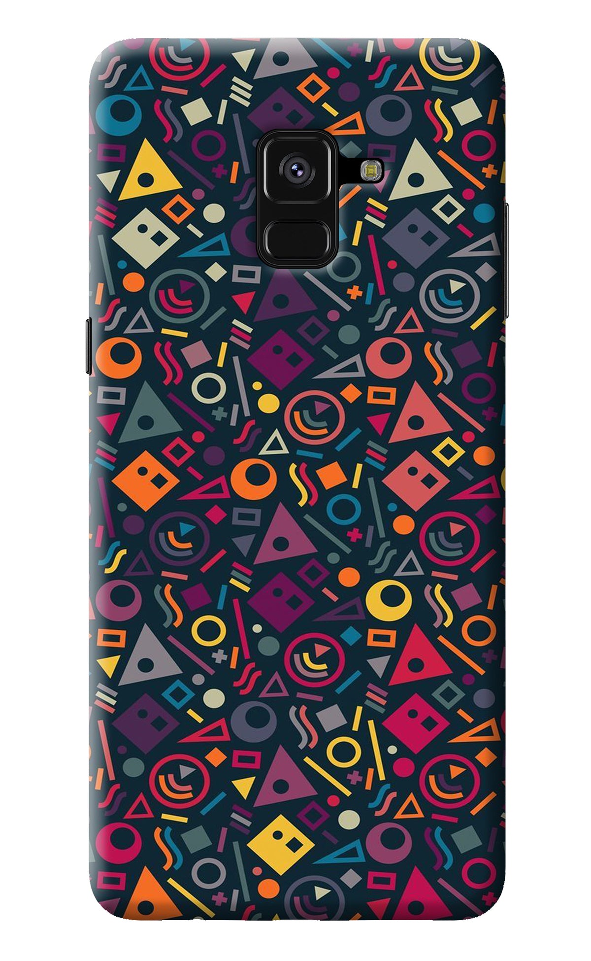 Geometric Abstract Samsung A8 plus Back Cover