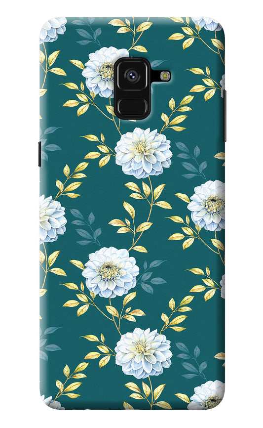 Flowers Samsung A8 plus Back Cover