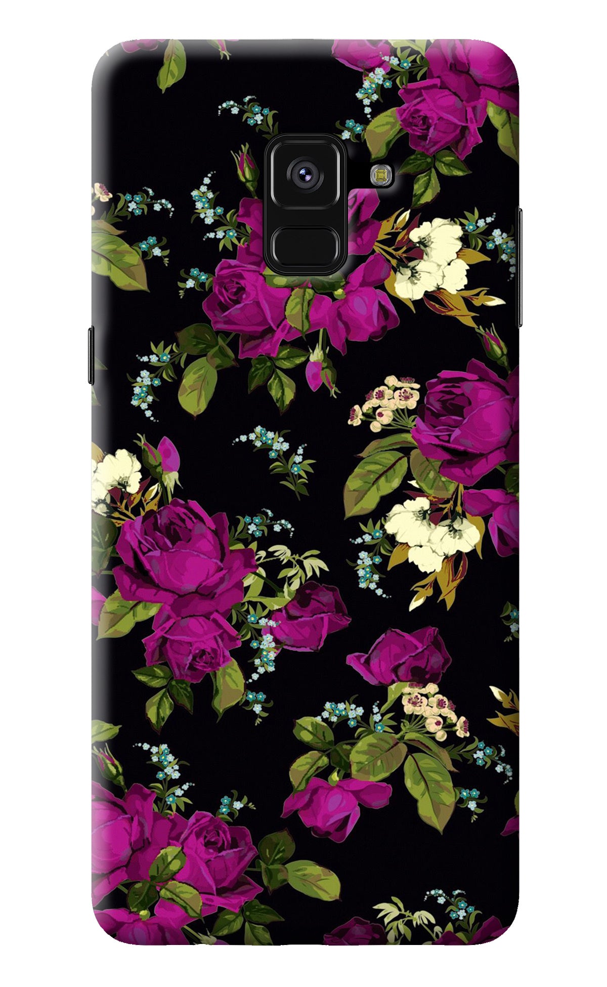 Flowers Samsung A8 plus Back Cover