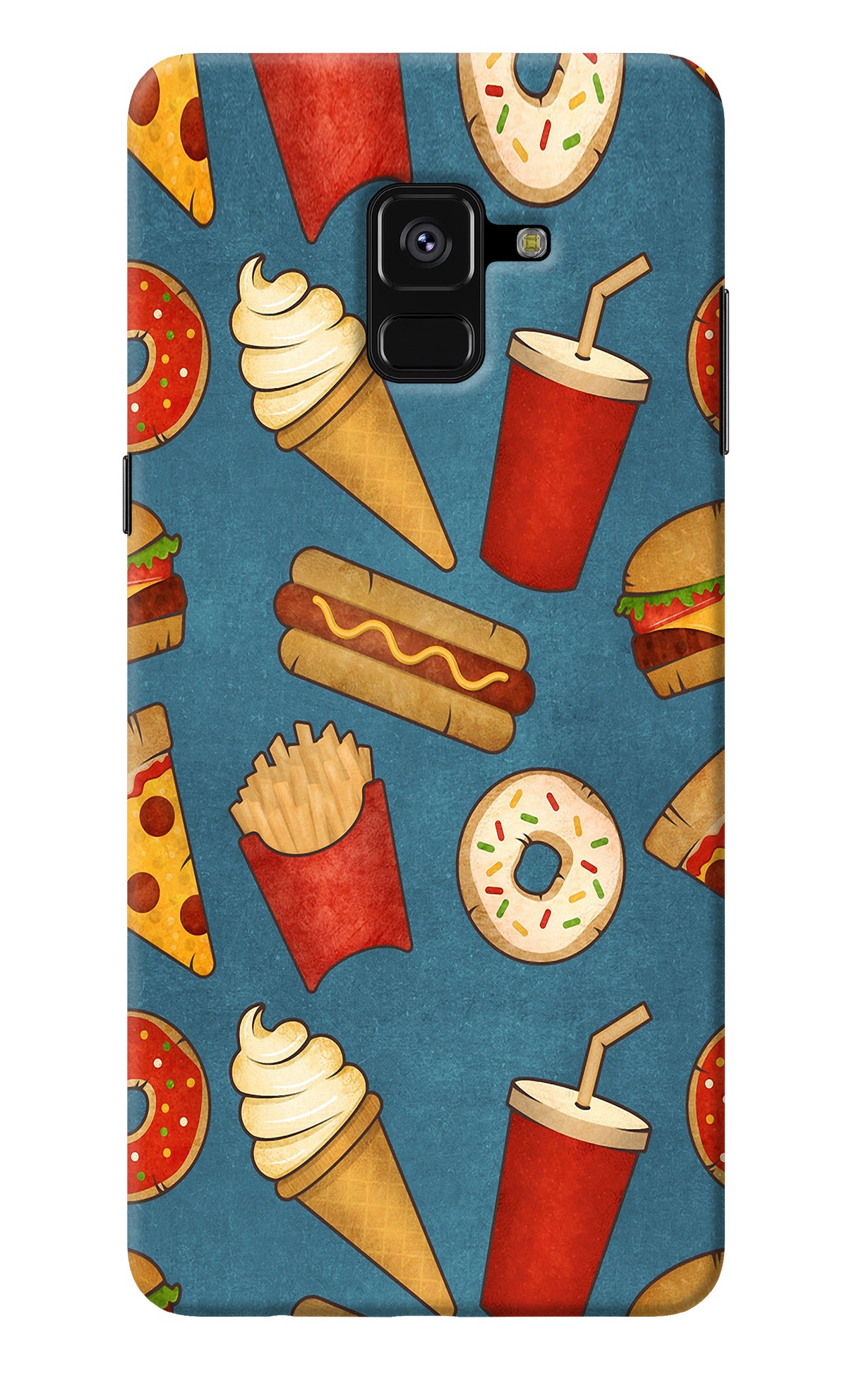 Foodie Samsung A8 plus Back Cover