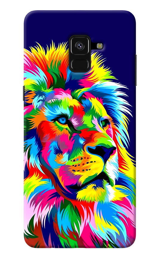 Vector Art Lion Samsung A8 plus Back Cover