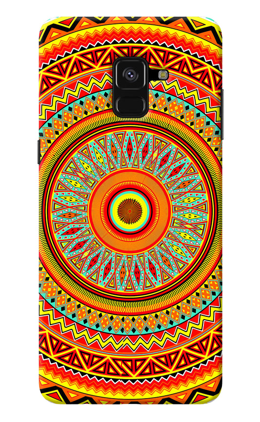 Mandala Pattern Samsung A8 plus Back Cover