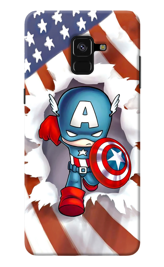 Captain America Samsung A8 plus Back Cover