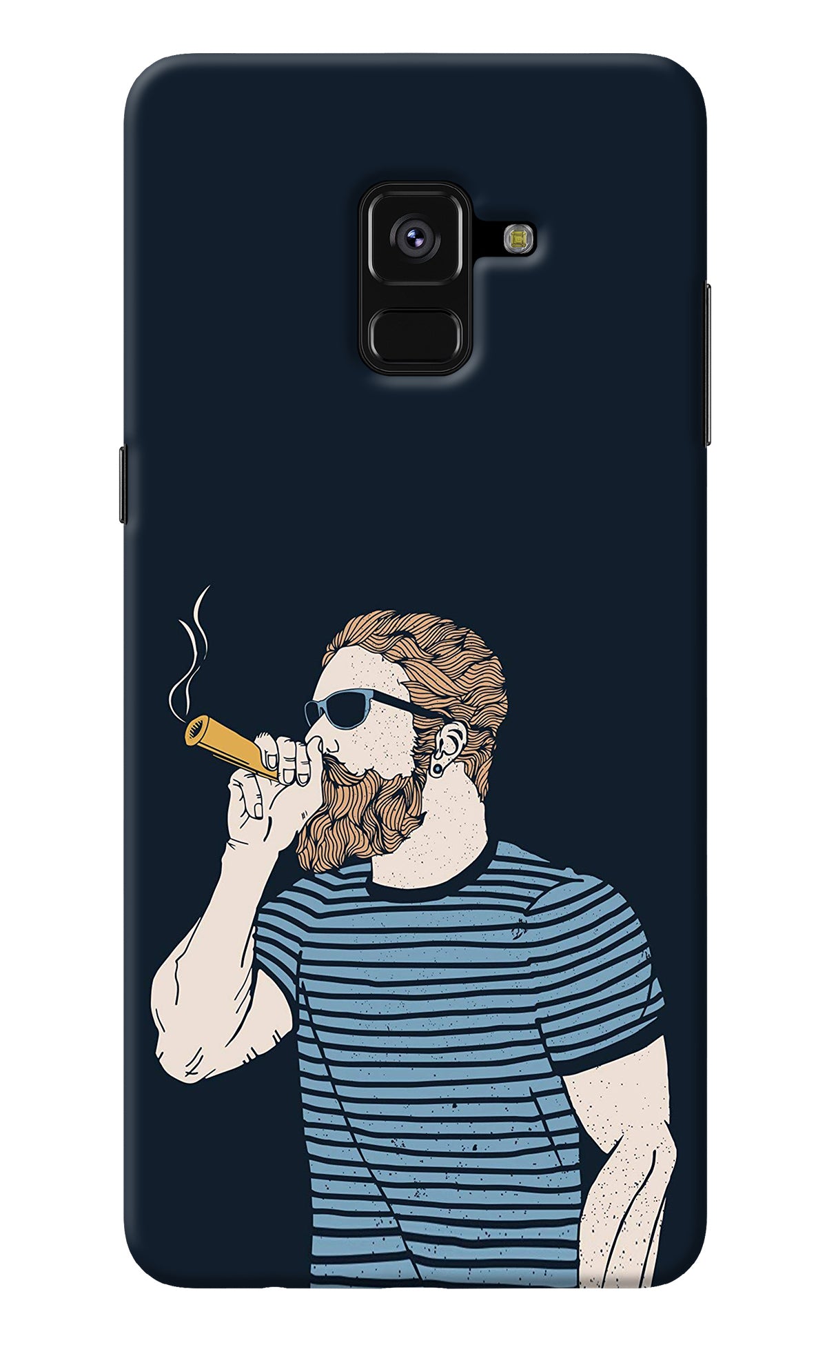 Smoking Samsung A8 plus Back Cover