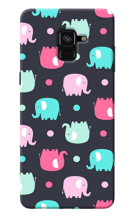 Elephants Samsung A8 plus Back Cover
