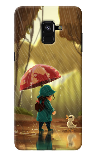 Rainy Day Samsung A8 plus Back Cover