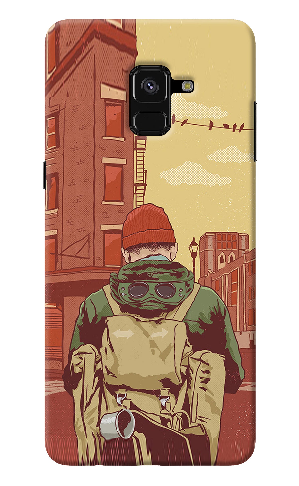 Adventurous Samsung A8 plus Back Cover