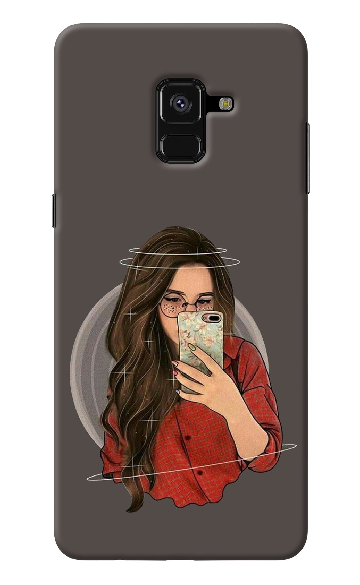 Selfie Queen Samsung A8 plus Back Cover