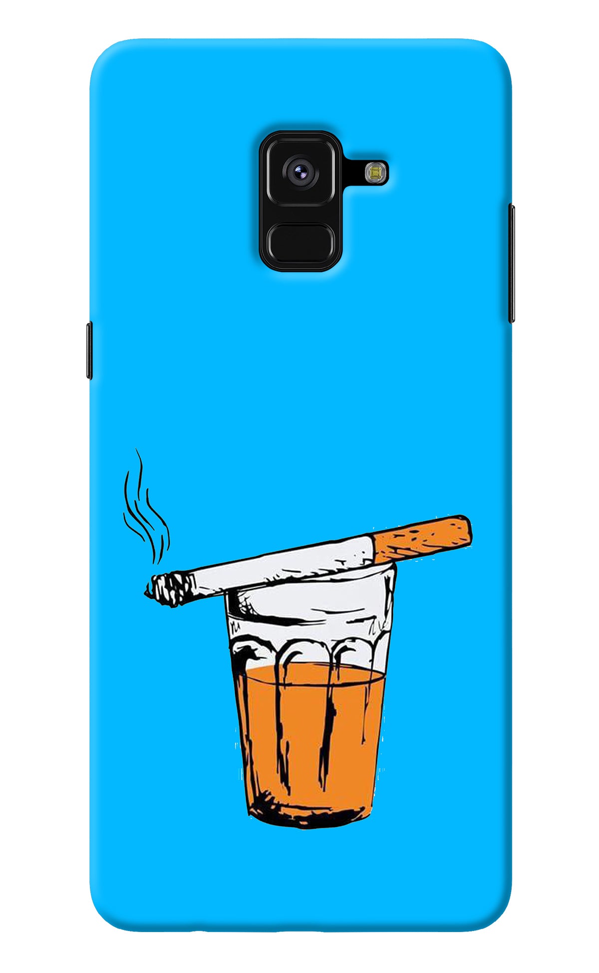 Chai Sutta Samsung A8 plus Back Cover