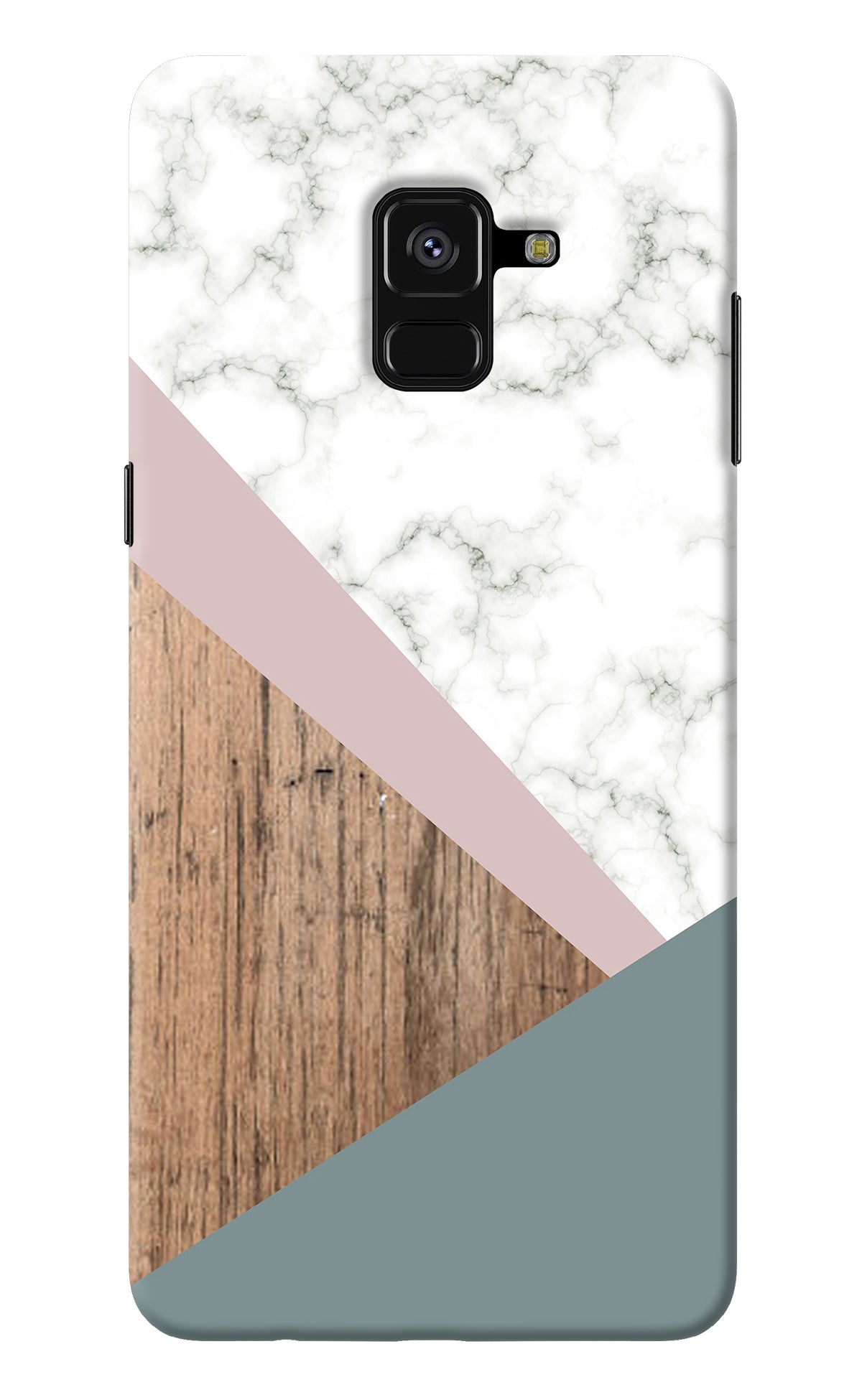 Marble wood Abstract Samsung A8 plus Back Cover