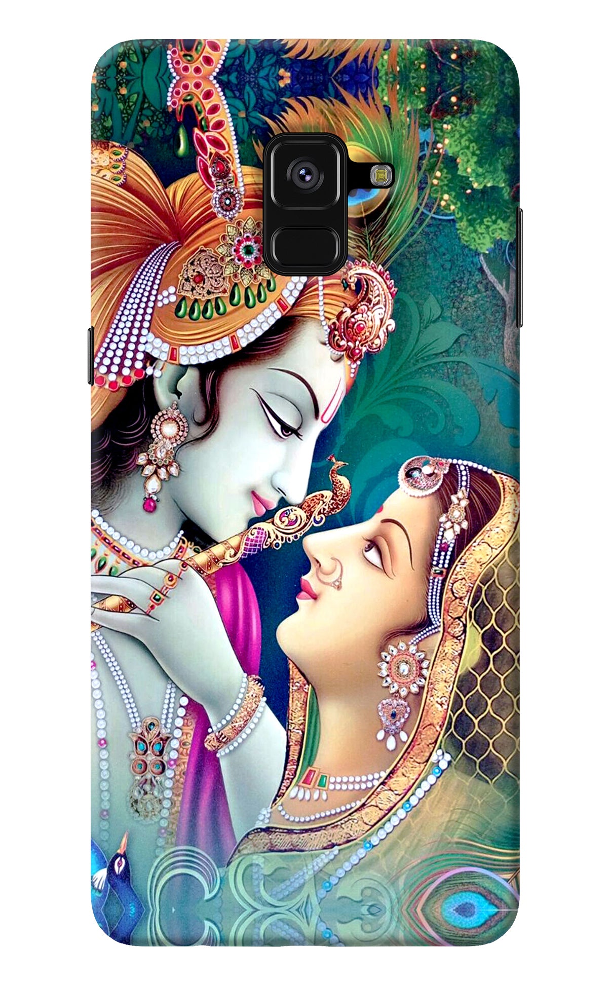 Lord Radha Krishna Samsung A8 plus Back Cover