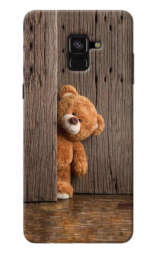 Teddy Wooden Samsung A8 plus Back Cover