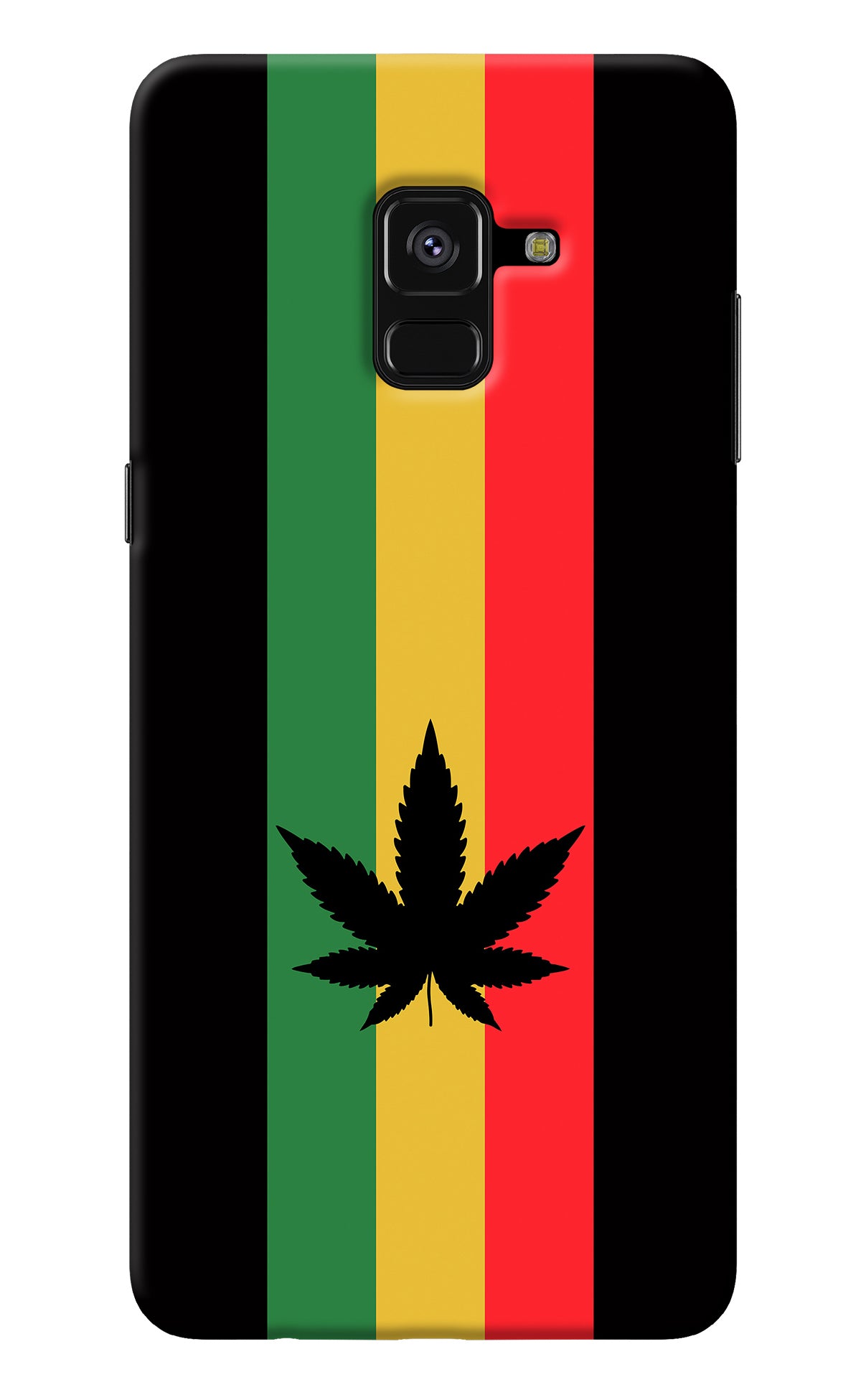 Weed Flag Samsung A8 plus Back Cover