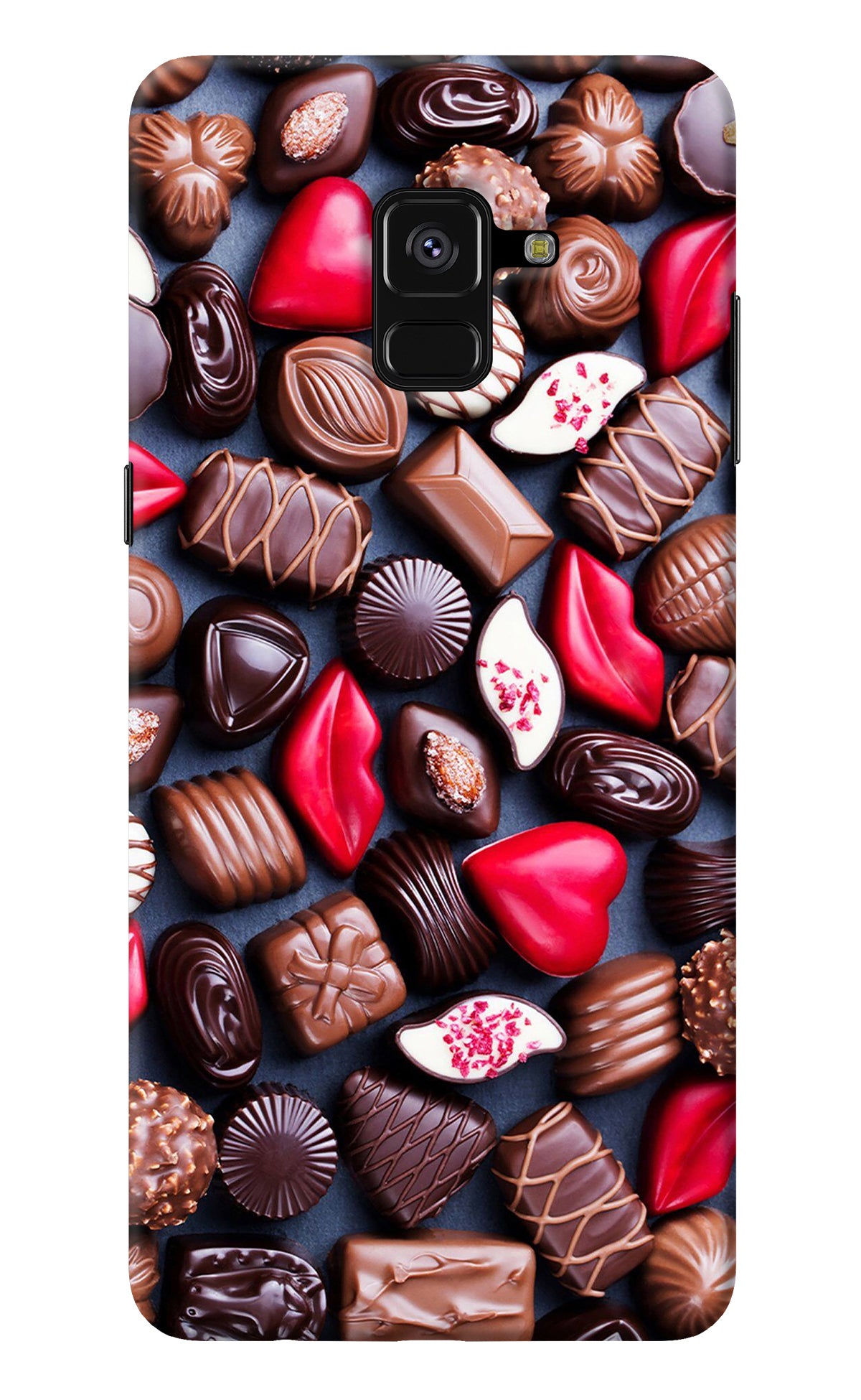 Chocolates Samsung A8 plus Back Cover