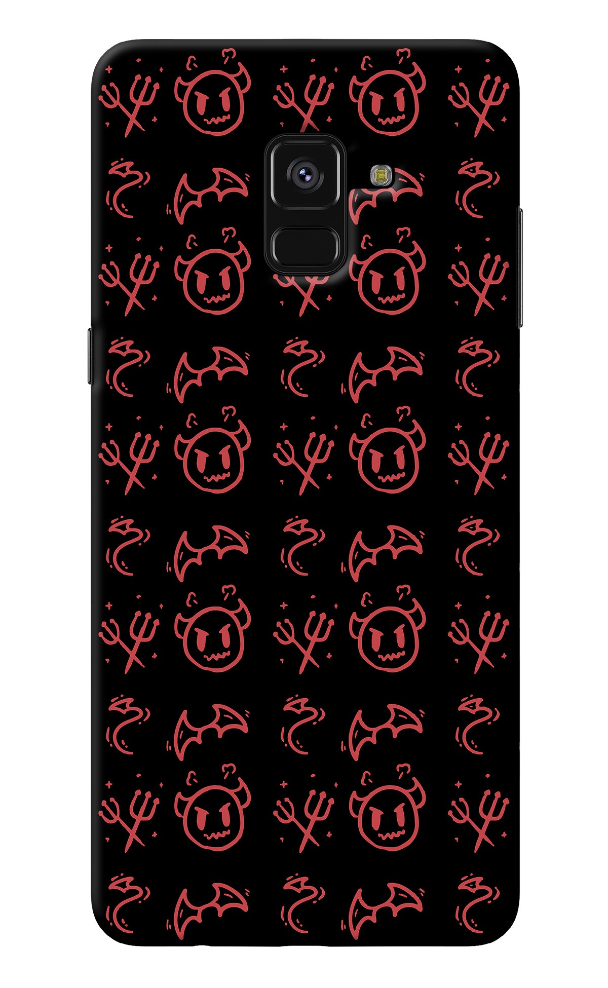 Devil Samsung A8 plus Back Cover