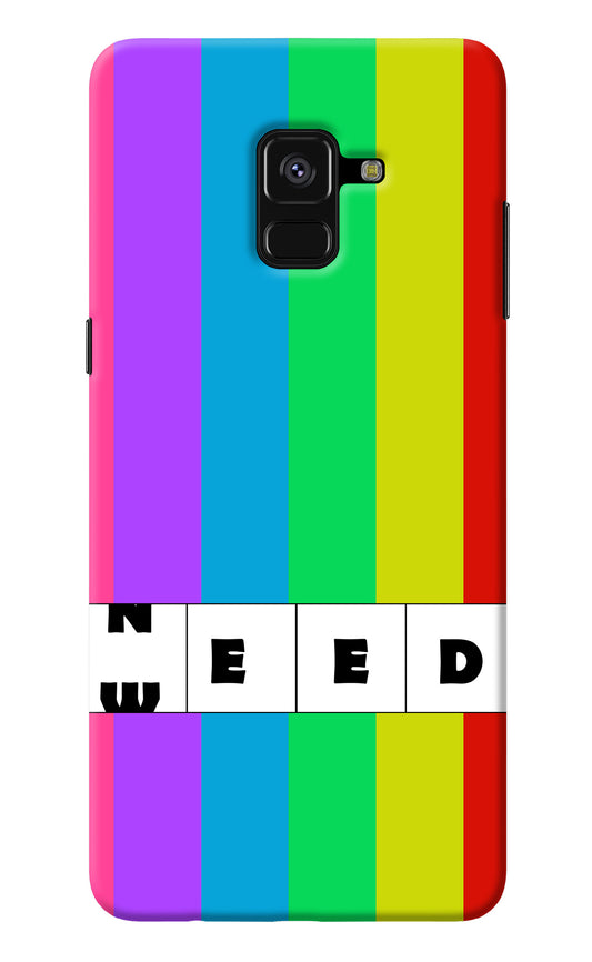 Need Weed Samsung A8 plus Back Cover