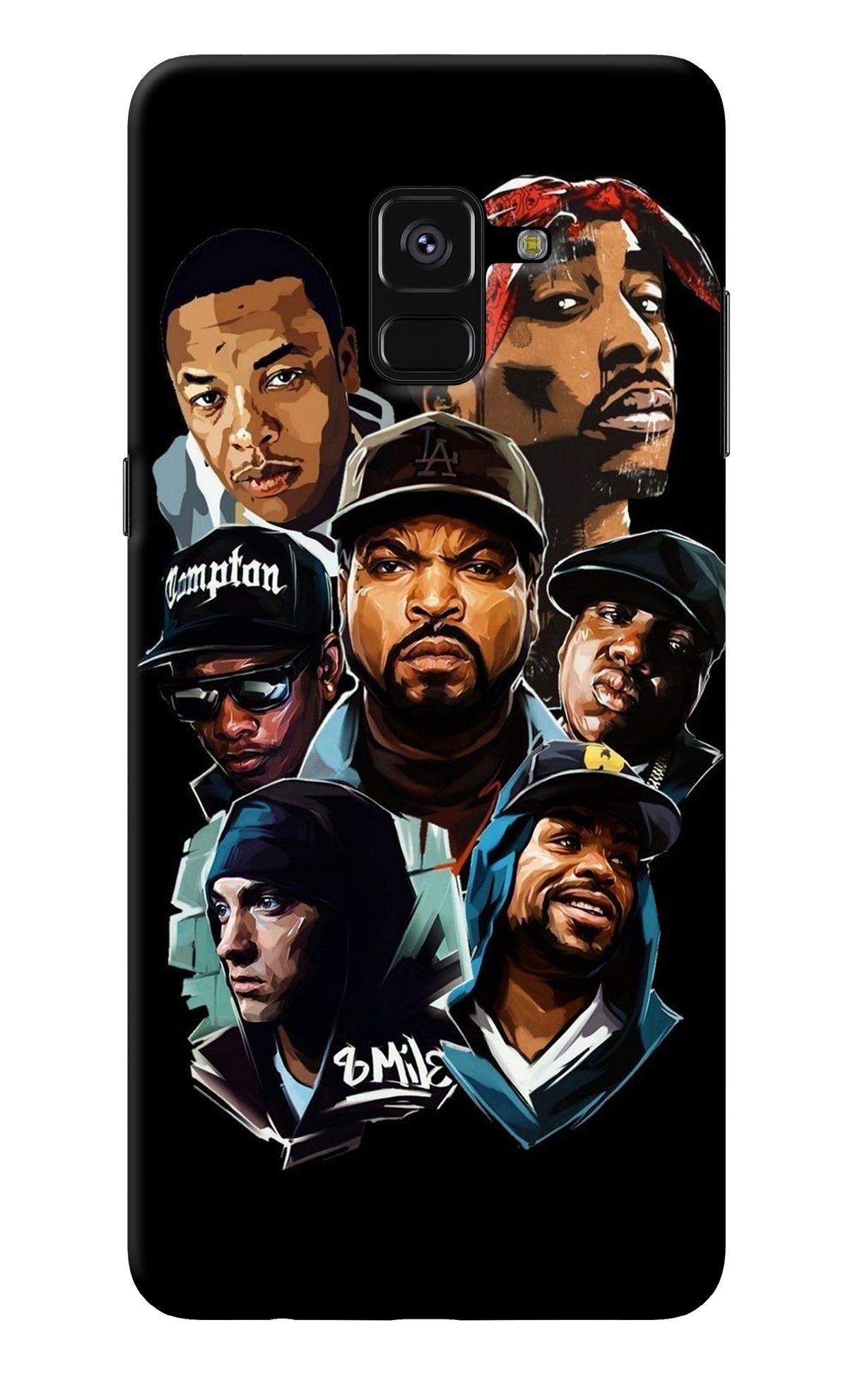 Rappers Samsung A8 plus Back Cover