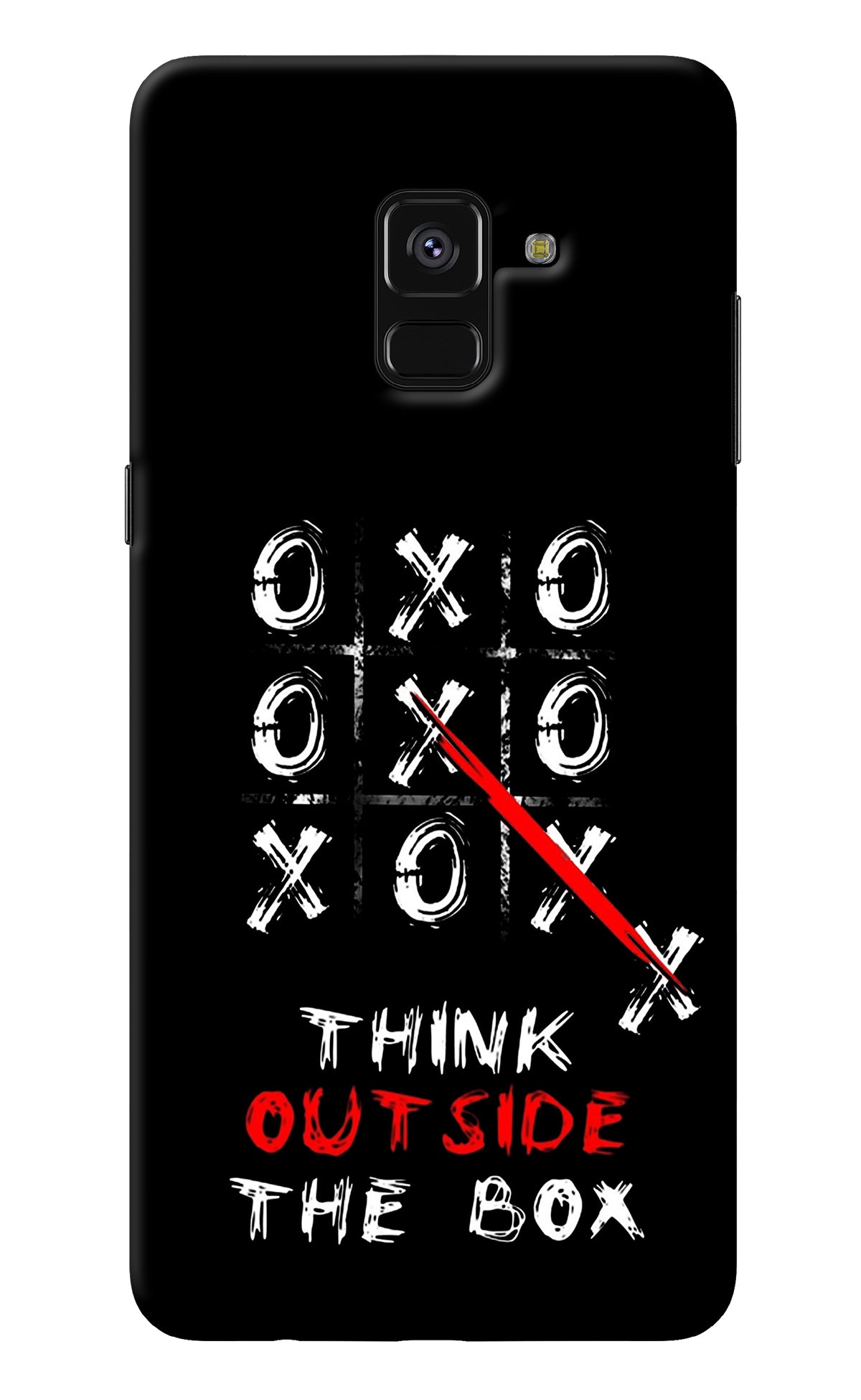 Think out of the BOX Samsung A8 plus Back Cover