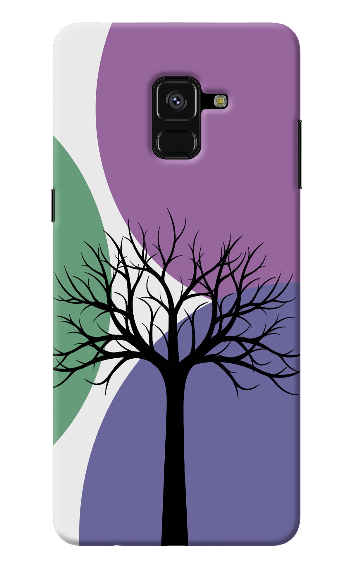 Tree Art Samsung A8 plus Back Cover