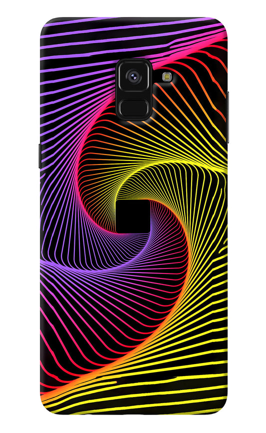 Colorful Strings Samsung A8 plus Back Cover