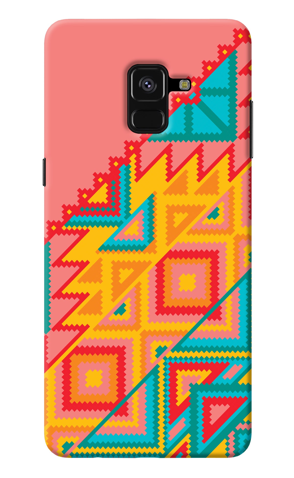 Aztec Tribal Samsung A8 plus Back Cover