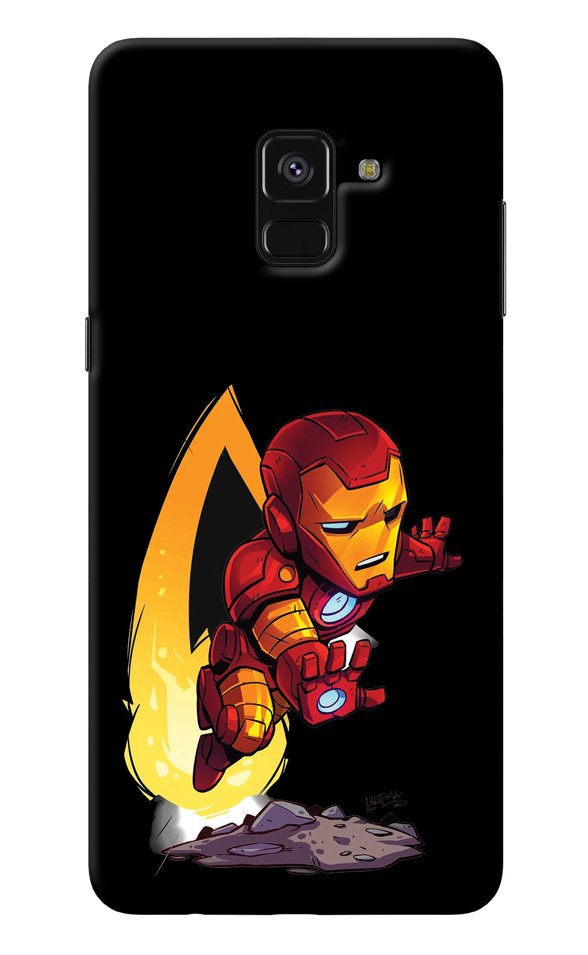 IronMan Samsung A8 plus Back Cover