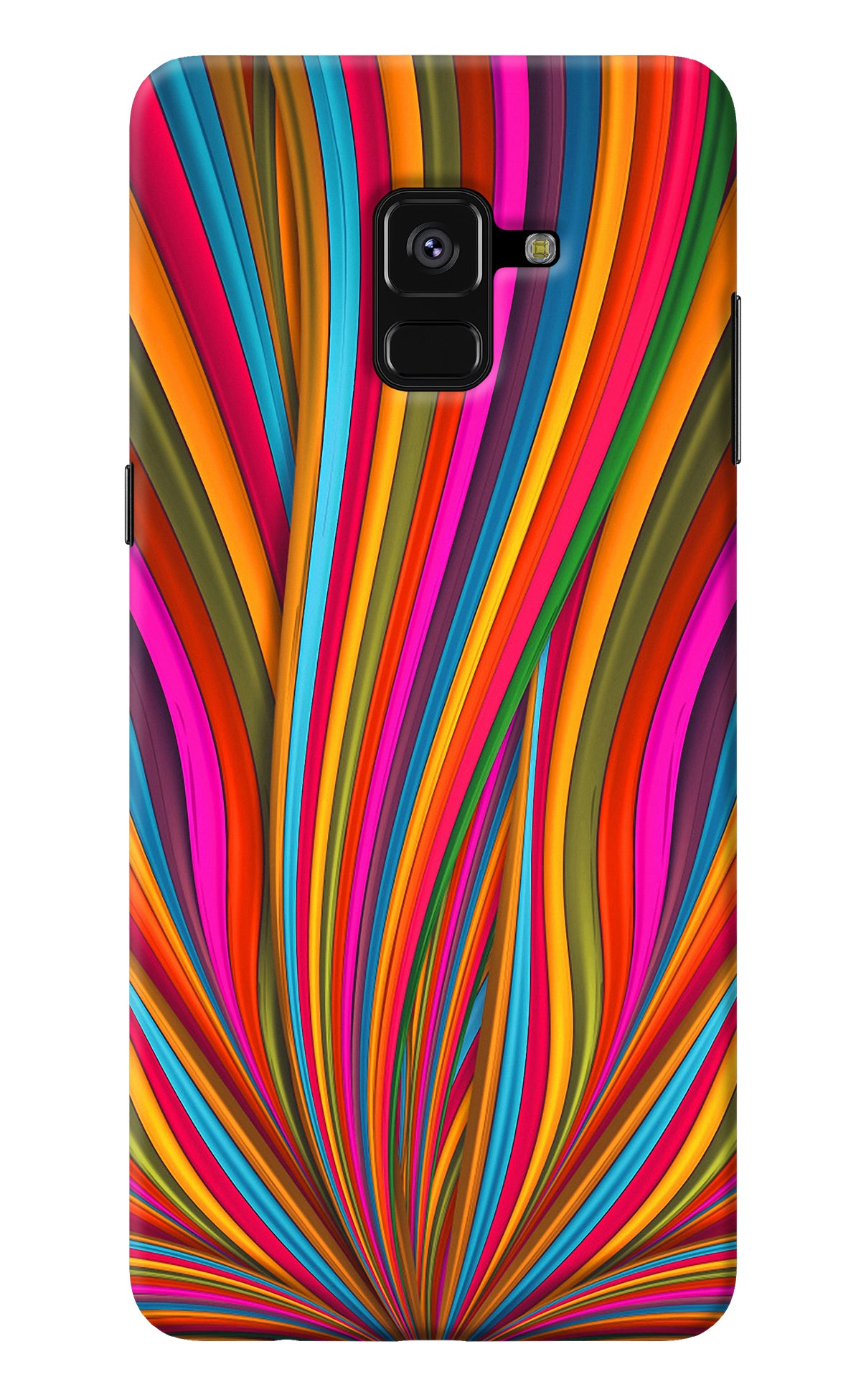 Trippy Wavy Samsung A8 plus Back Cover