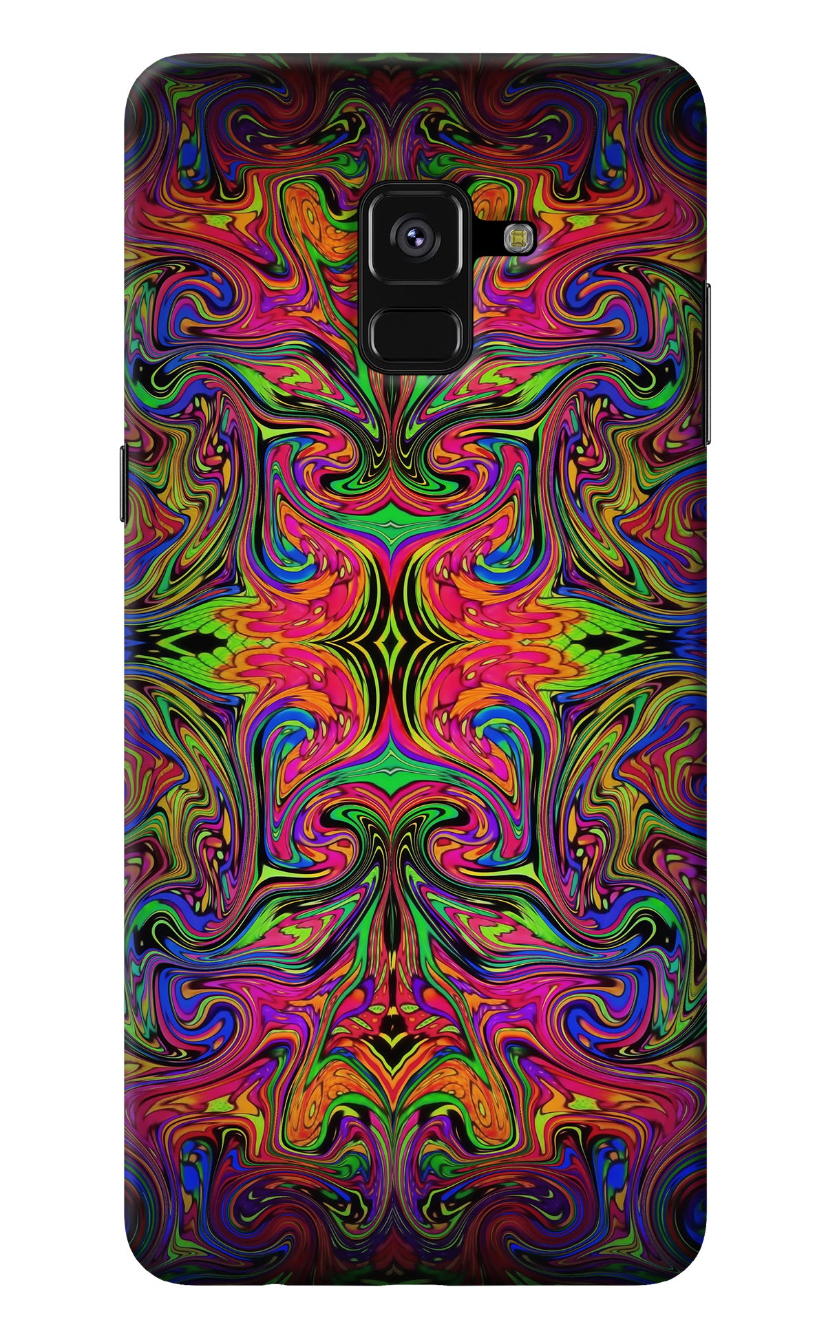 Psychedelic Art Samsung A8 plus Back Cover